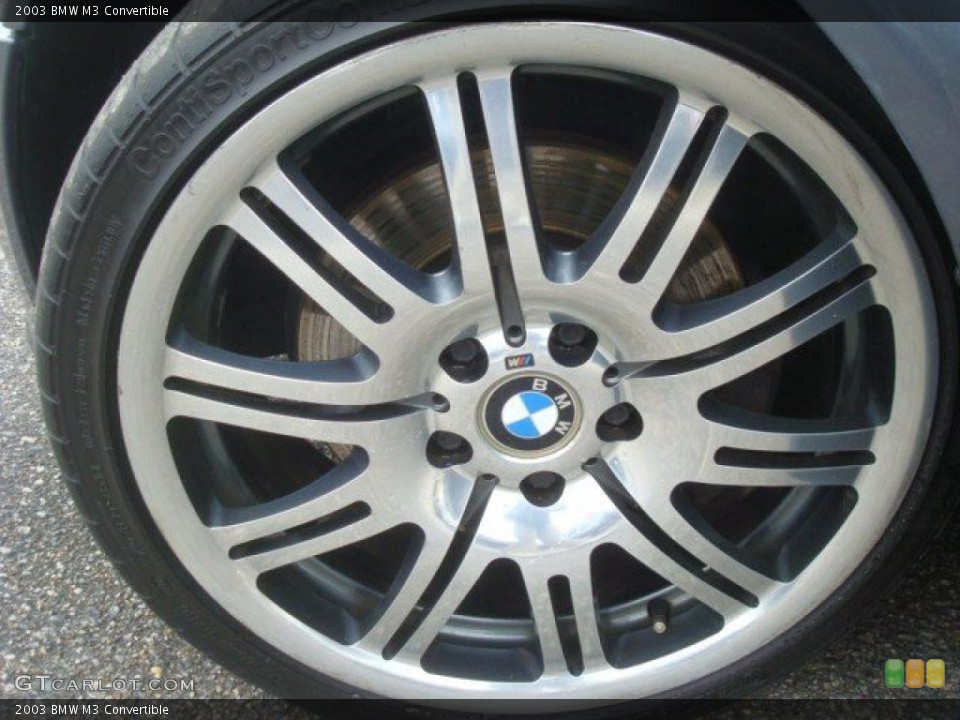 2003 BMW M3 Convertible Wheel and Tire Photo #44262012