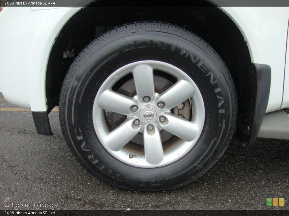 2008 Nissan Armada SE 4x4 Wheel and Tire Photo #44267067