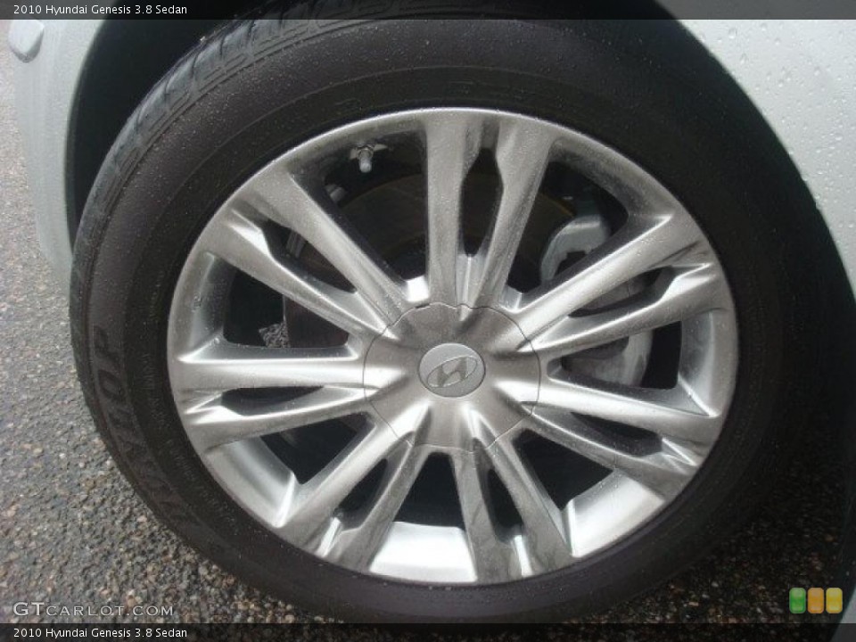 2010 Hyundai Genesis 3.8 Sedan Wheel and Tire Photo #44301059