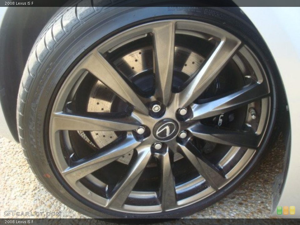2008 Lexus IS F Wheel and Tire Photo #44320489