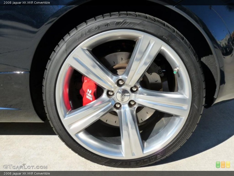 2008 Jaguar XK XKR Convertible Wheel and Tire Photo #44323461