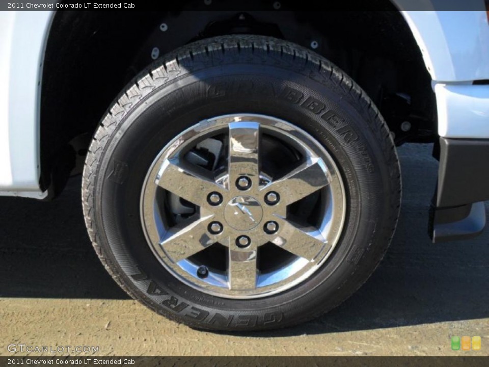 2011 Chevrolet Colorado LT Extended Cab Wheel and Tire Photo #44337854