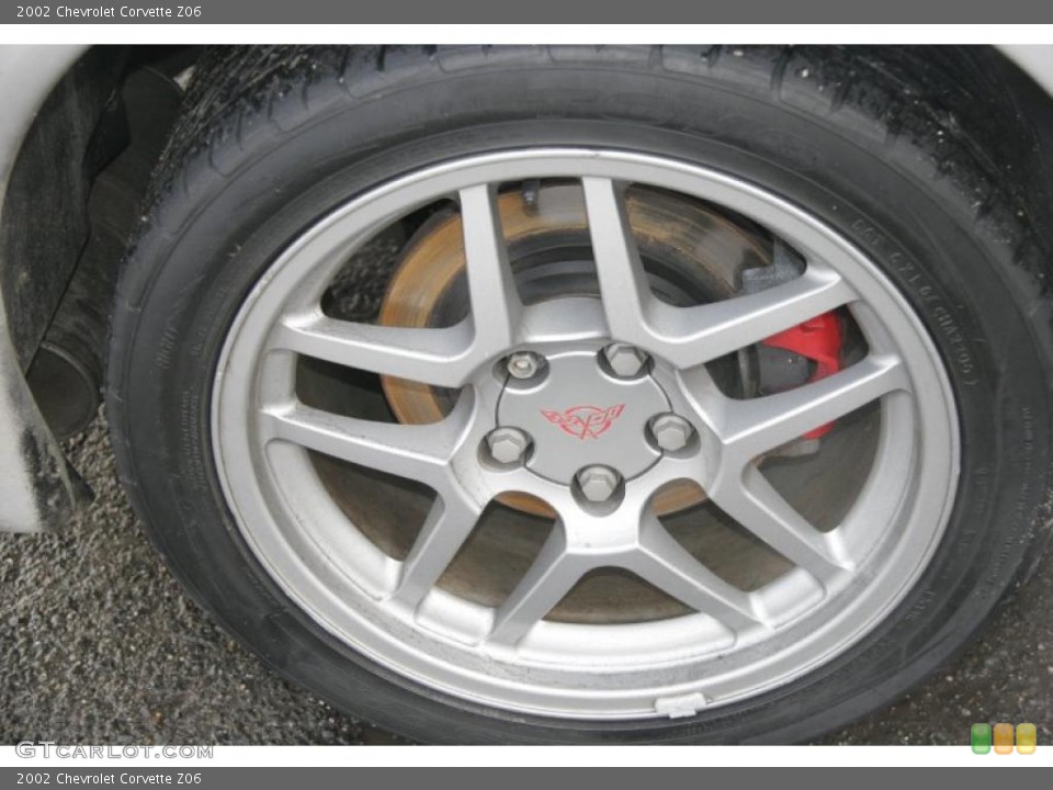 2002 Chevrolet Corvette Z06 Wheel and Tire Photo #44365846