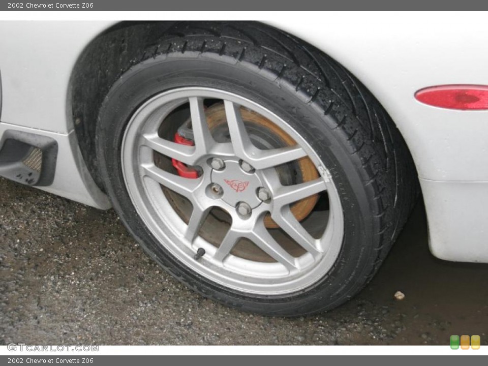 2002 Chevrolet Corvette Z06 Wheel and Tire Photo #44365862