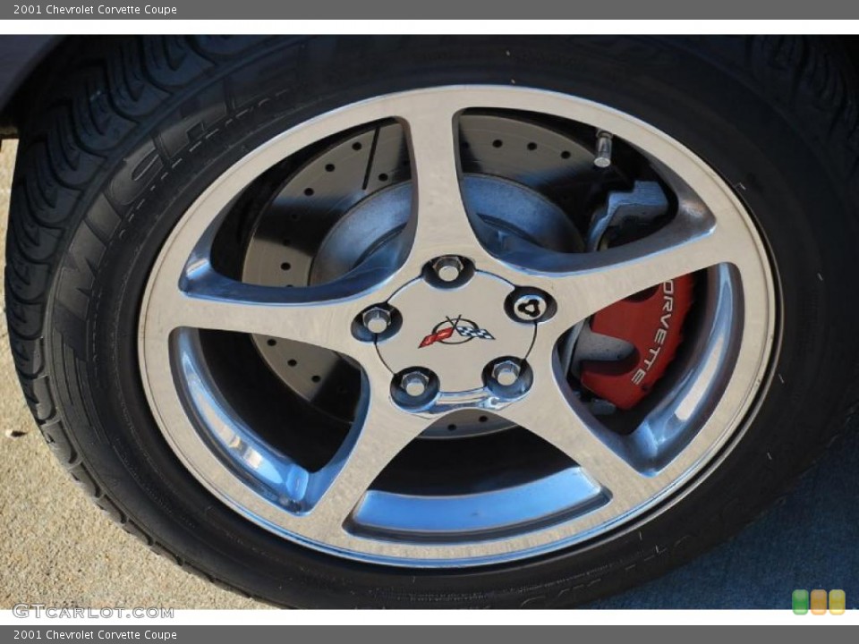 2001 Chevrolet Corvette Coupe Wheel and Tire Photo #44379272
