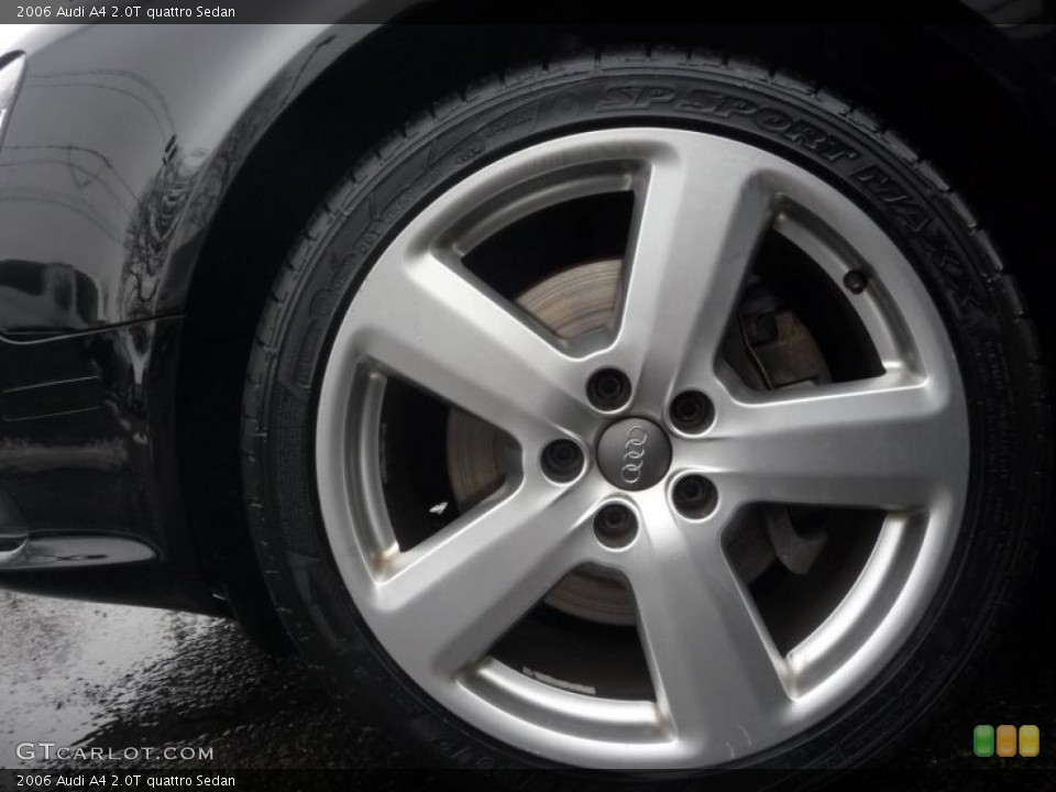 2006 Audi A4 2.0T quattro Sedan Wheel and Tire Photo #44382212