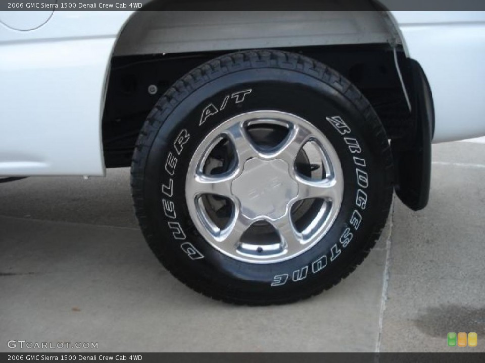 2006 GMC Sierra 1500 Denali Crew Cab 4WD Wheel and Tire Photo #44384727