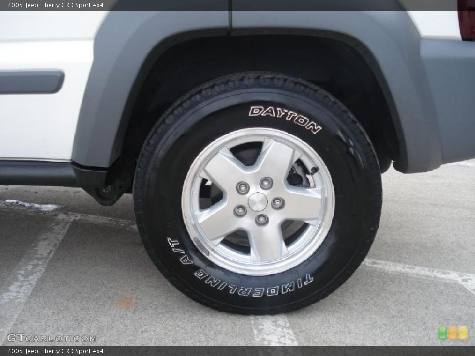 2005 Jeep Liberty CRD Sport 4x4 Wheel and Tire Photo #44386715