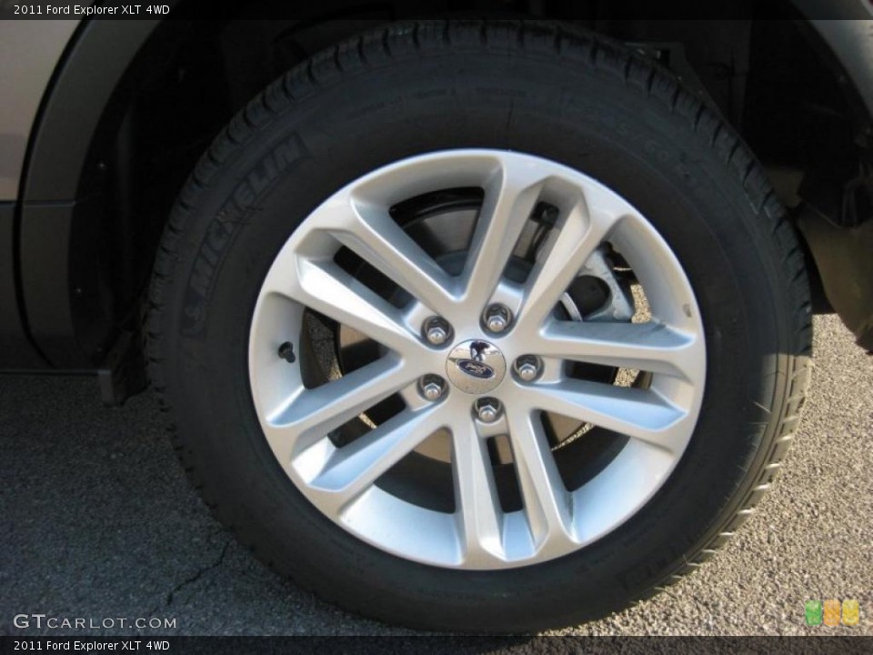 2011 Ford Explorer XLT 4WD Wheel and Tire Photo #44435810