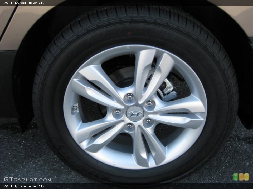 2011 Hyundai Tucson GLS Wheel and Tire Photo #44438624