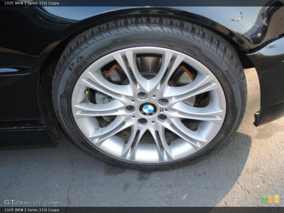 2005 BMW 3 Series 330i Coupe Wheel and Tire Photo #44444438