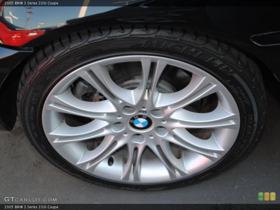 2005 BMW 3 Series 330i Coupe Wheel and Tire Photo #44444470