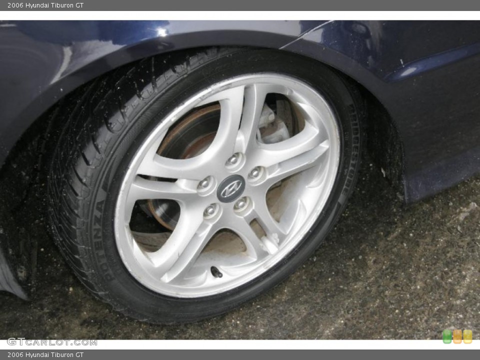 2006 Hyundai Tiburon GT Wheel and Tire Photo #44463066