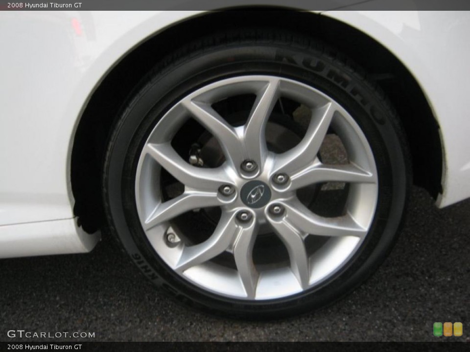 2008 Hyundai Tiburon GT Wheel and Tire Photo #44497582