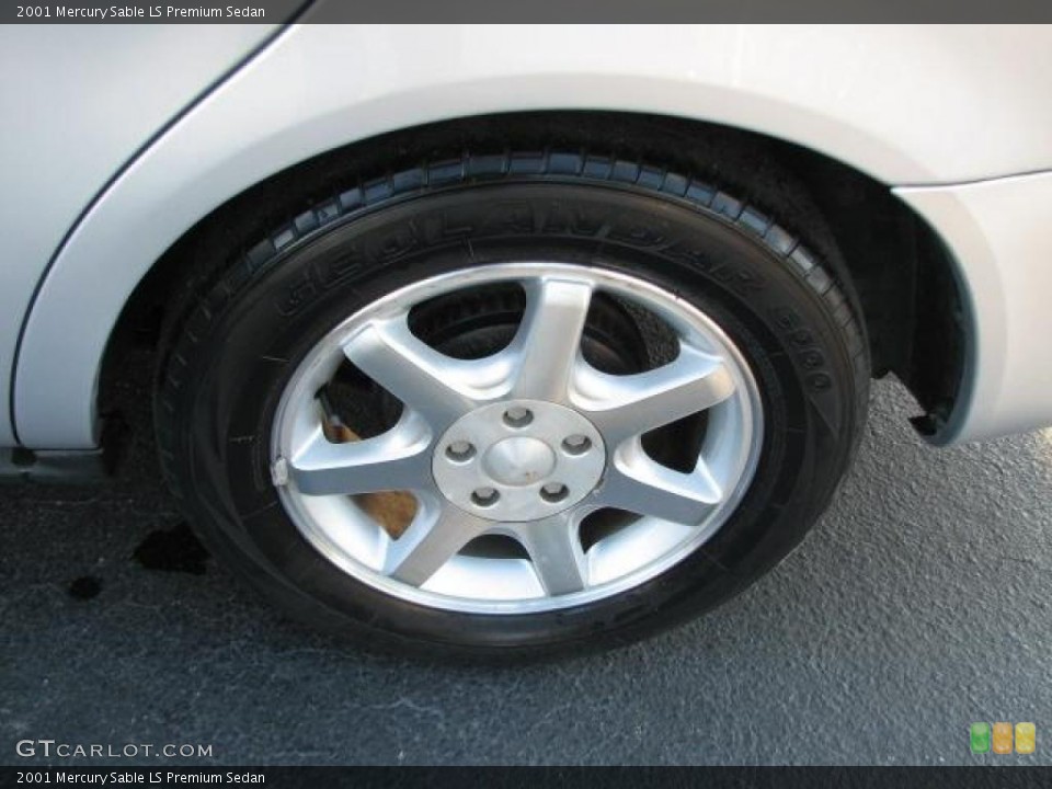 2001 Mercury Sable LS Premium Sedan Wheel and Tire Photo #44507891