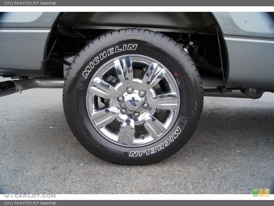2011 Ford F150 XLT SuperCab Wheel and Tire Photo #44523811
