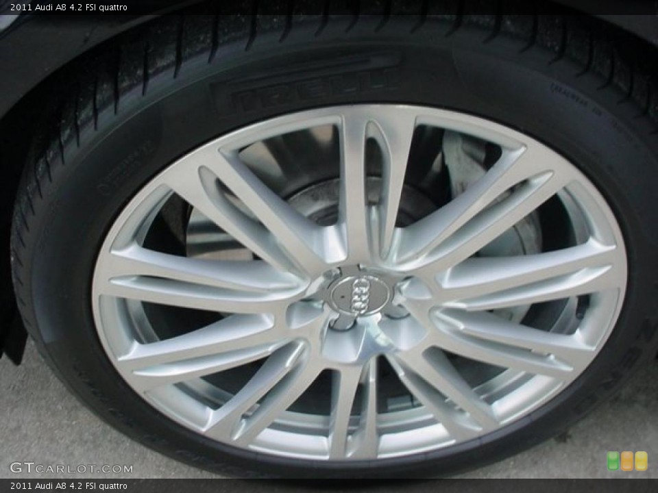 2011 Audi A8 4.2 FSI quattro Wheel and Tire Photo #44531994