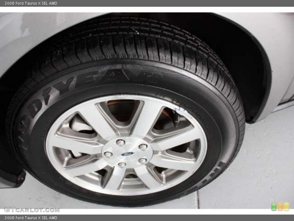 2008 Ford Taurus X SEL AWD Wheel and Tire Photo #44549814