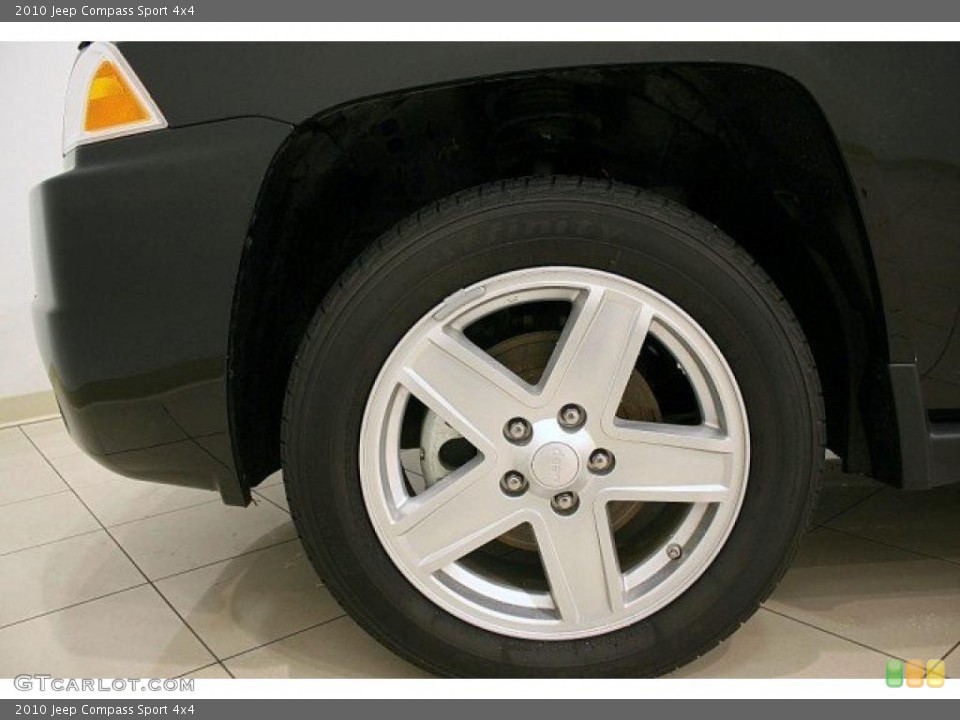 2010 Jeep Compass Sport 4x4 Wheel and Tire Photo #44565309