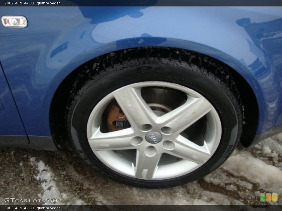 2002 Audi A4 3.0 quattro Sedan Wheel and Tire Photo #44569157