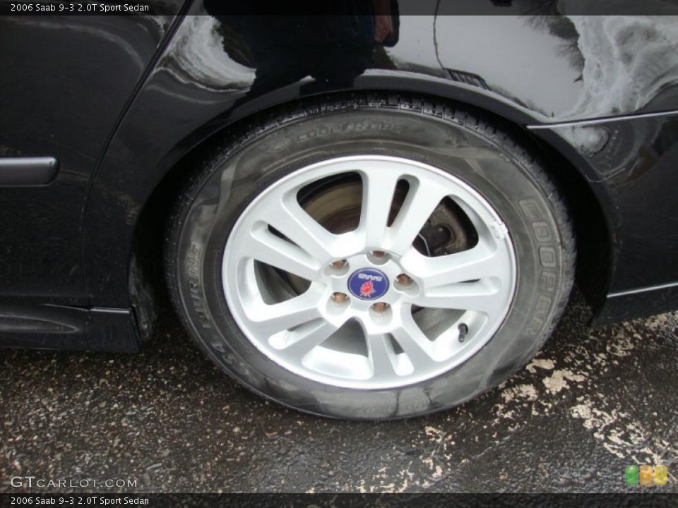 2006 Saab 9-3 2.0T Sport Sedan Wheel and Tire Photo #44572581