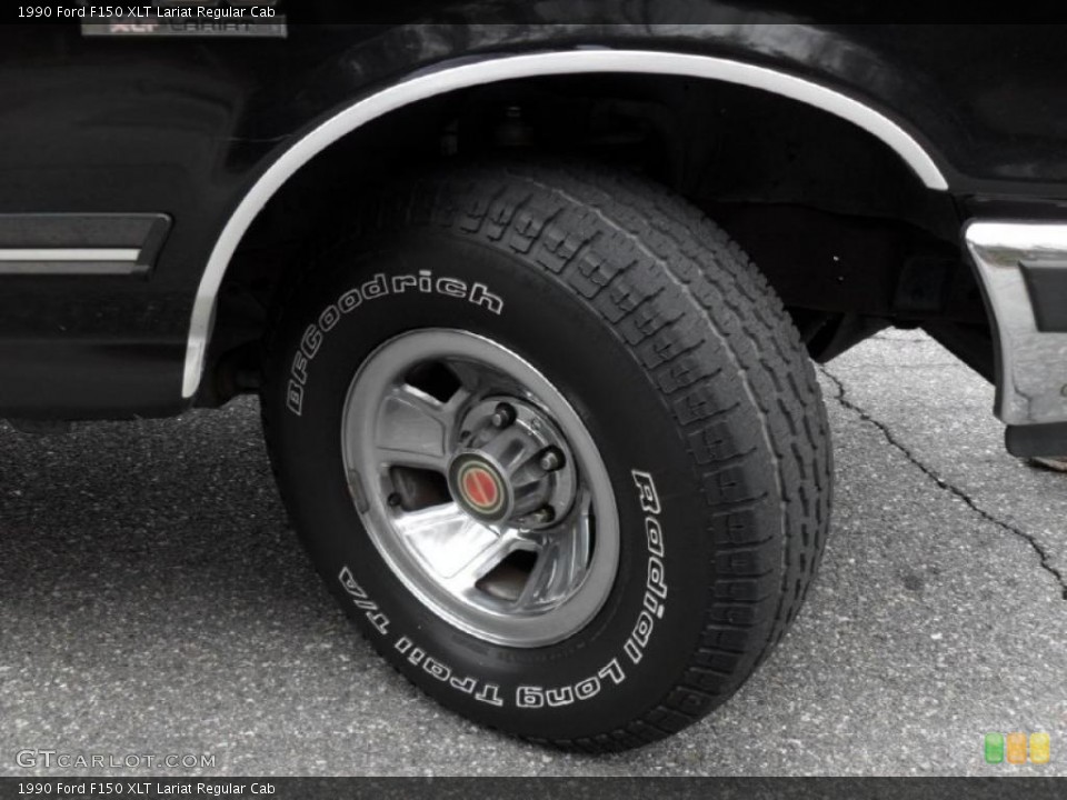 1990 Ford F150 XLT Lariat Regular Cab Wheel and Tire Photo #44573809