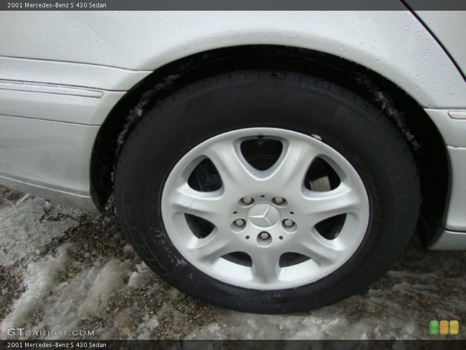 2001 Mercedes-Benz S 430 Sedan Wheel and Tire Photo #44575757