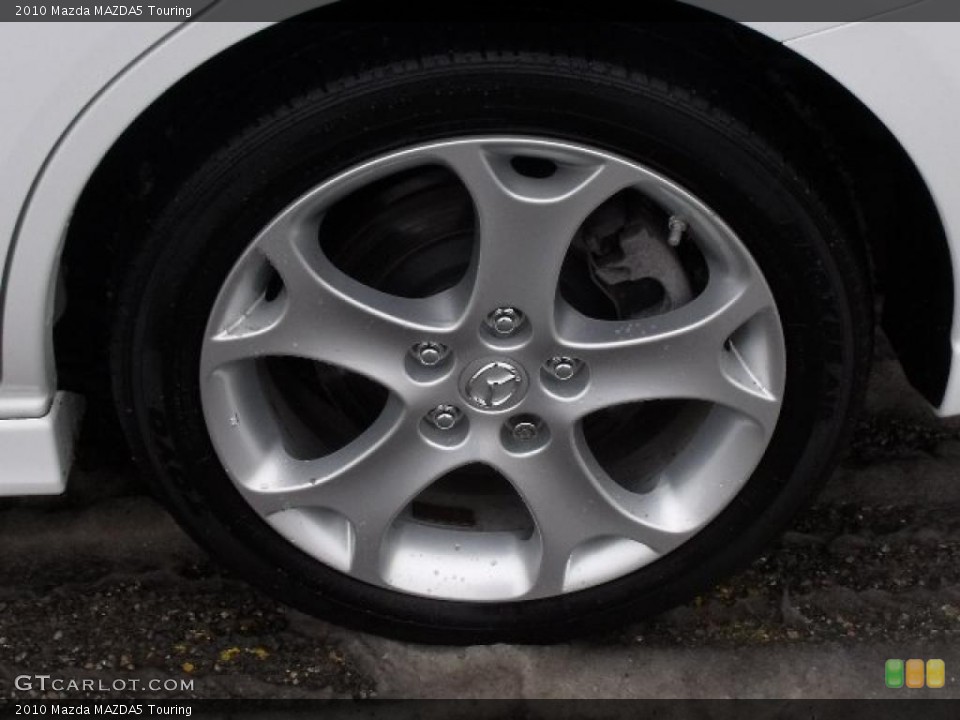 2010 Mazda MAZDA5 Touring Wheel and Tire Photo #44576181
