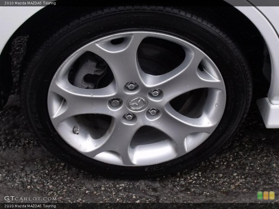 2010 Mazda MAZDA5 Touring Wheel and Tire Photo #44576193