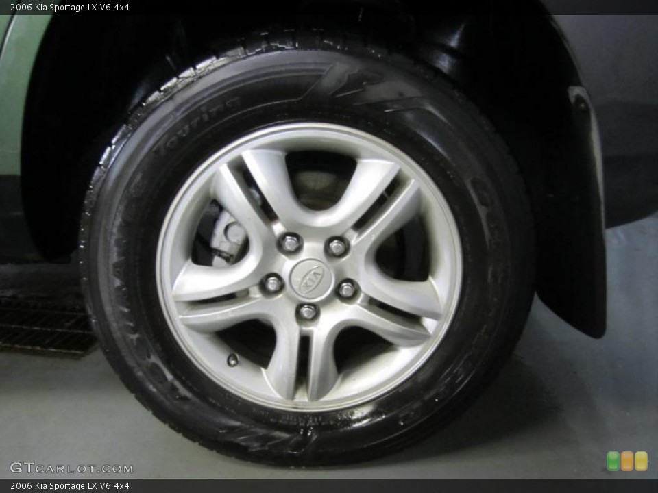 2006 Kia Sportage LX V6 4x4 Wheel and Tire Photo #44620335