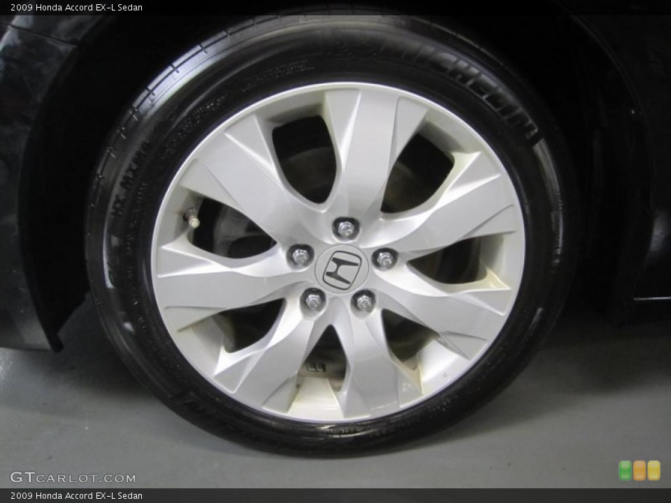 2009 Honda Accord EX-L Sedan Wheel and Tire Photo #44622551