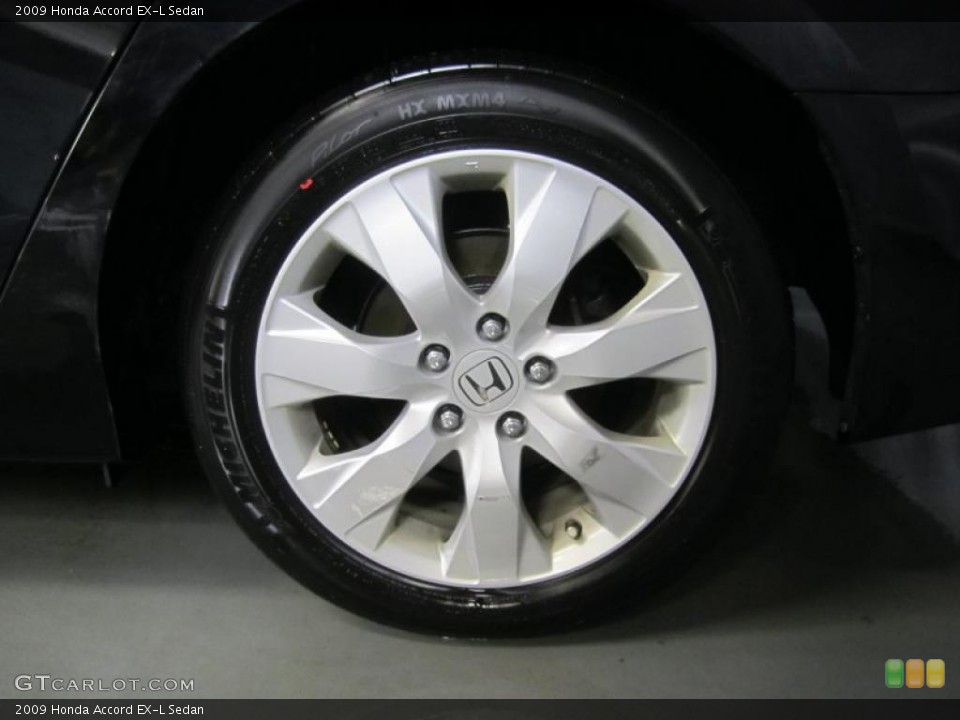 2009 Honda Accord EX-L Sedan Wheel and Tire Photo #44622567