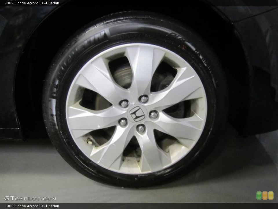 2009 Honda Accord EX-L Sedan Wheel and Tire Photo #44622691