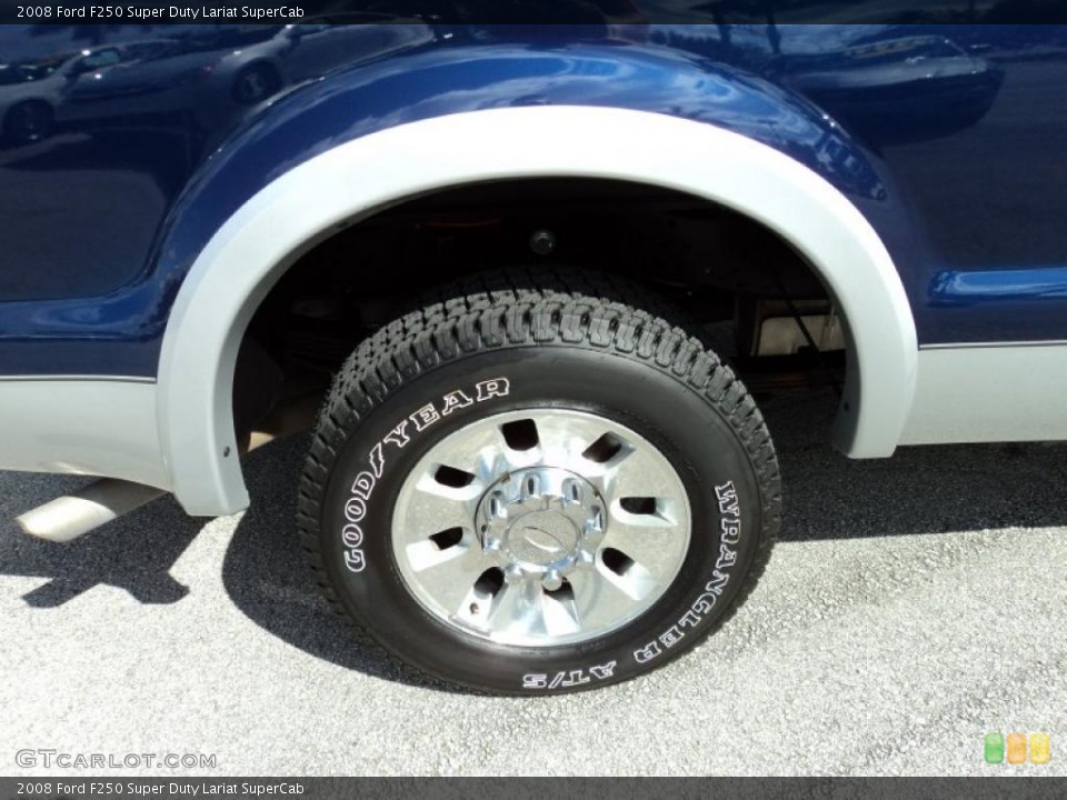 2008 Ford F250 Super Duty Lariat SuperCab Wheel and Tire Photo #44624975
