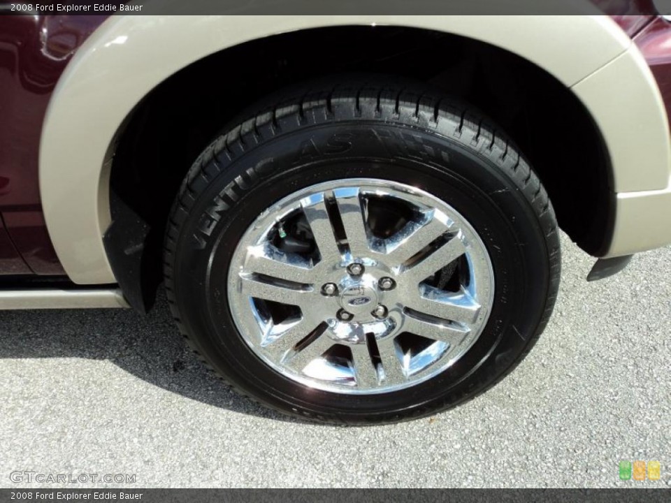 2008 Ford Explorer Eddie Bauer Wheel and Tire Photo #44629714