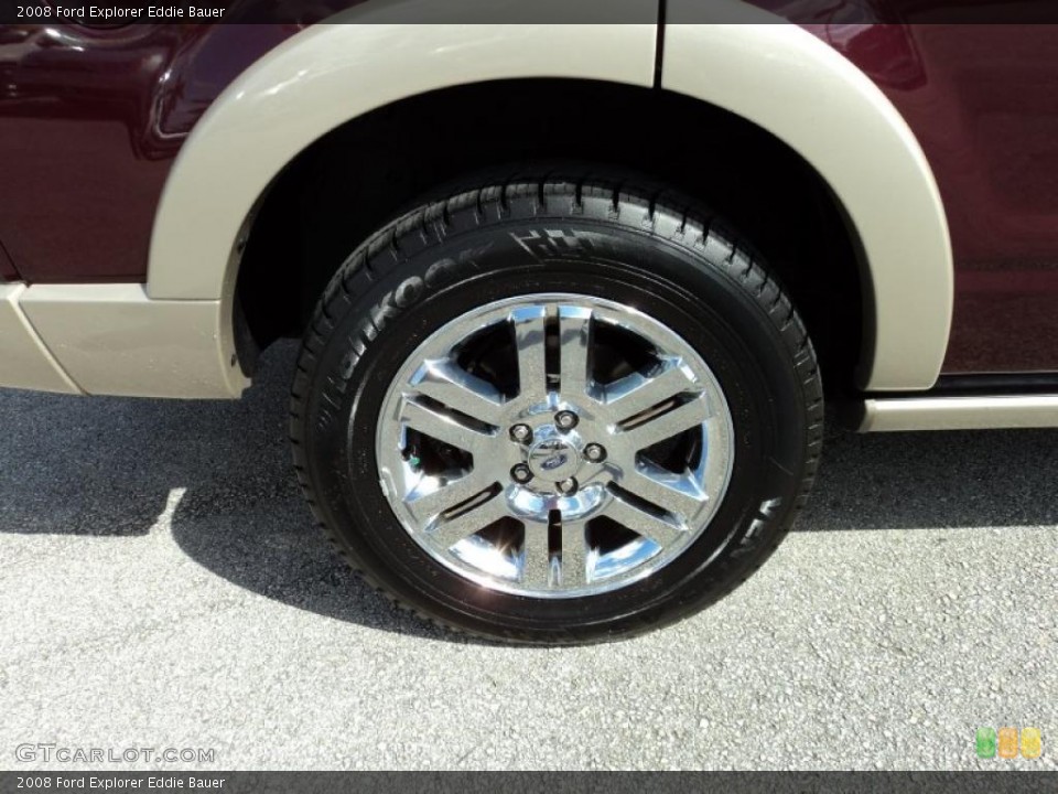 2008 Ford Explorer Eddie Bauer Wheel and Tire Photo #44629730