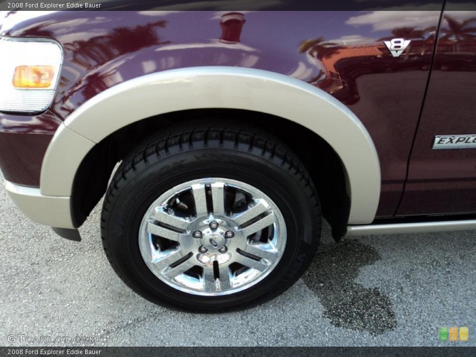 2008 Ford Explorer Eddie Bauer Wheel and Tire Photo #44629850