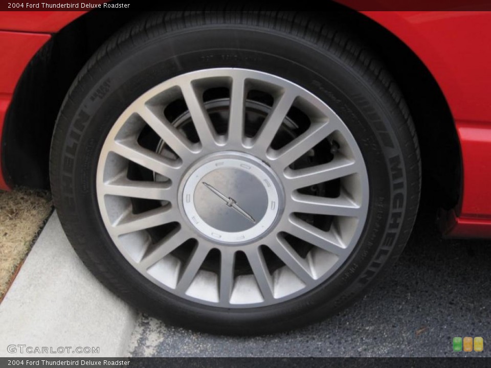 2004 Ford Thunderbird Deluxe Roadster Wheel and Tire Photo #44631222