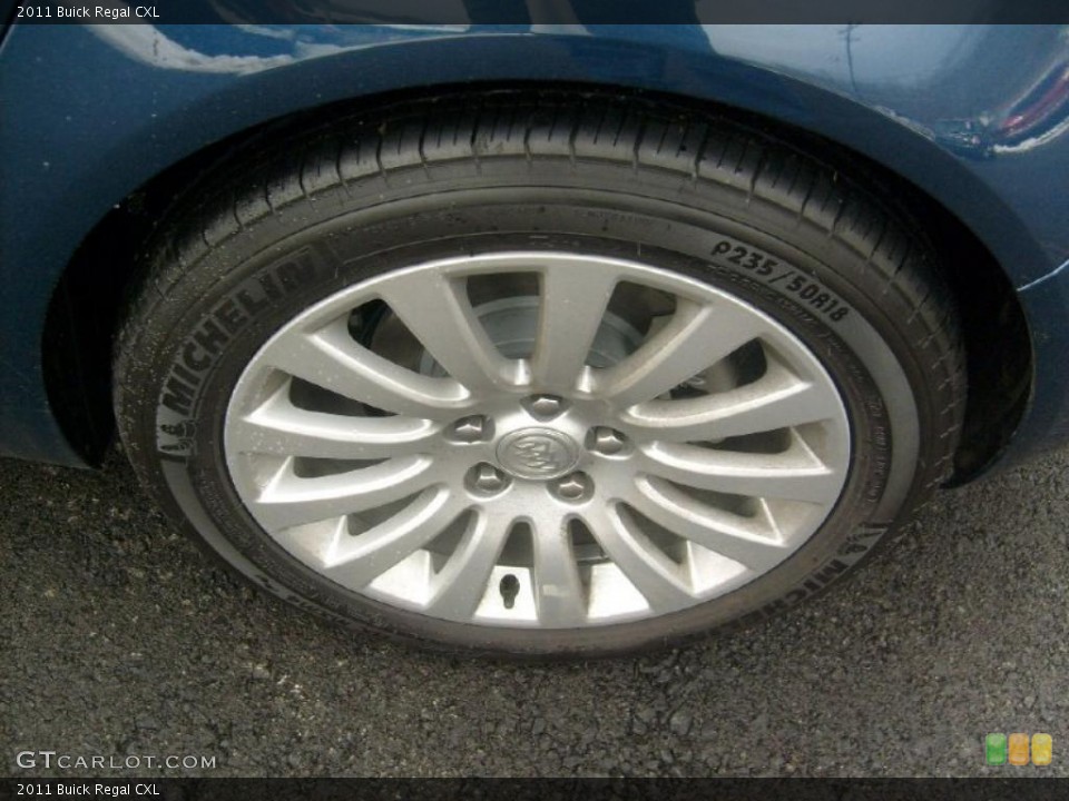 2011 Buick Regal CXL Wheel and Tire Photo #44637926