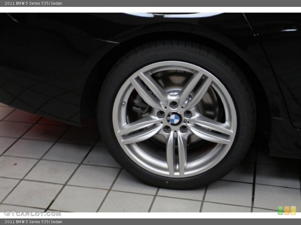 2011 BMW 5 Series 535i Sedan Wheel and Tire Photo #44638048