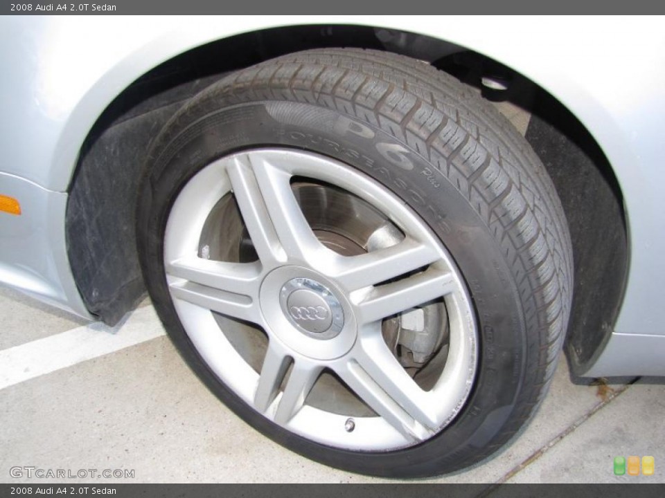 2008 Audi A4 2.0T Sedan Wheel and Tire Photo #44657311