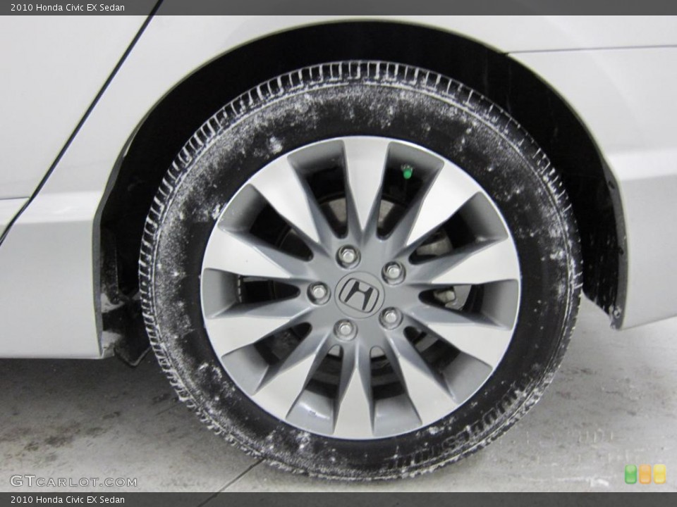 2010 Honda Civic EX Sedan Wheel and Tire Photo #44657423