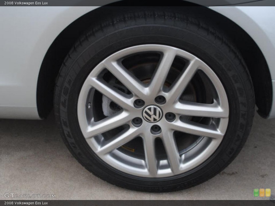 2008 Volkswagen Eos Lux Wheel and Tire Photo #44662775