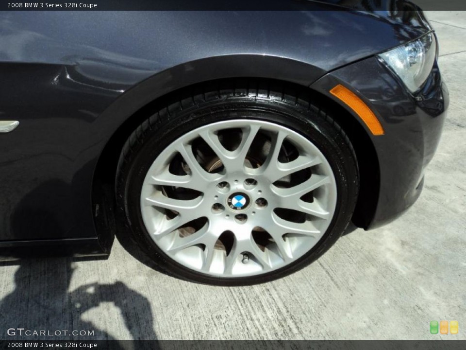 2008 BMW 3 Series 328i Coupe Wheel and Tire Photo #44663615