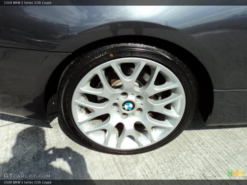 2008 BMW 3 Series 328i Coupe Wheel and Tire Photo #44663631