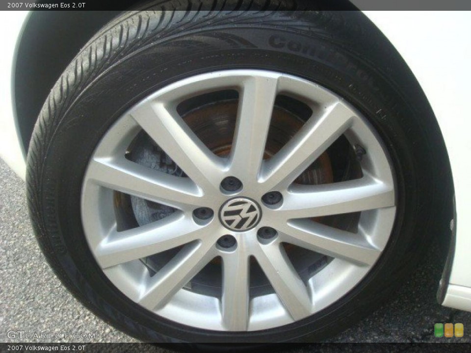 2007 Volkswagen Eos 2.0T Wheel and Tire Photo #44663703