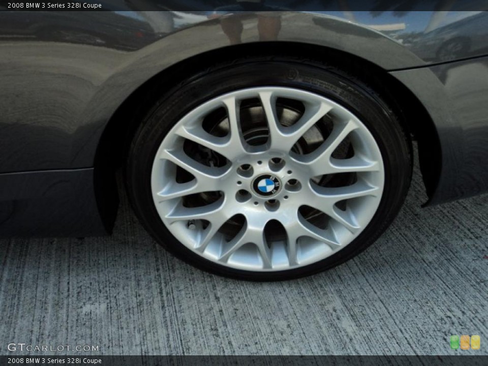 2008 BMW 3 Series 328i Coupe Wheel and Tire Photo #44663727