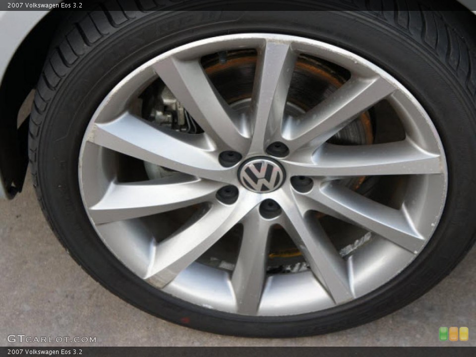 2007 Volkswagen Eos 3.2 Wheel and Tire Photo #44663943