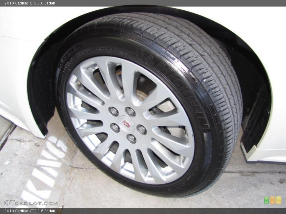2010 Cadillac CTS 3.6 Sedan Wheel and Tire Photo #44664503
