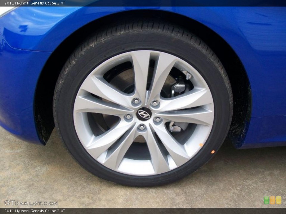 2011 Hyundai Genesis Coupe 2.0T Wheel and Tire Photo #44675143